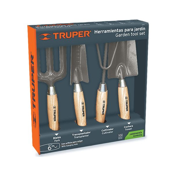 HERRAMIENTAS TRUPER JARDIN JGO       4 Pzas   JJ-4 - Imagen 2