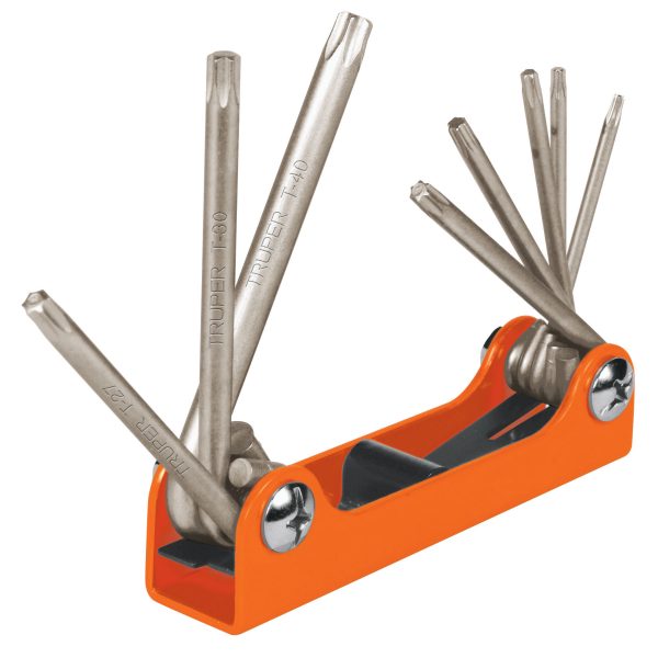 LLAVES TORX  TRUPER NAVAJA Jgo  8 Pzas      TORX-8