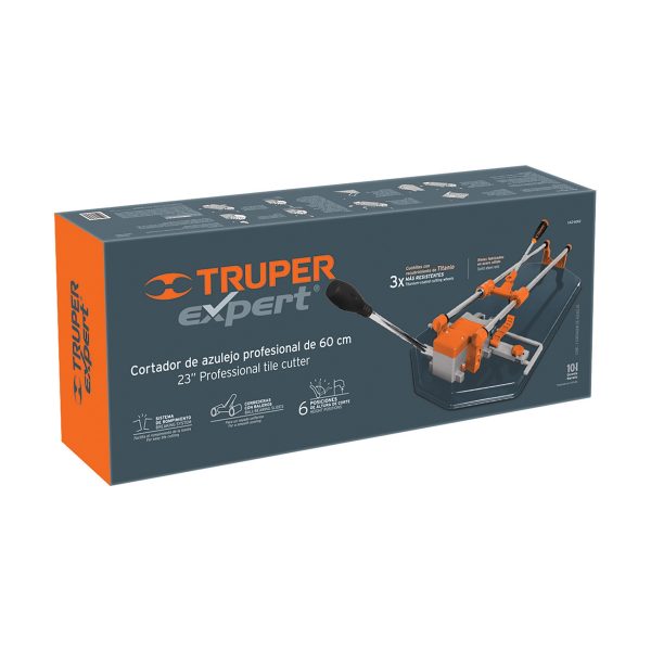 CORTADOR DE BALDOSA 60CM 23" CAZ-60X2 TRUPER - Imagen 2