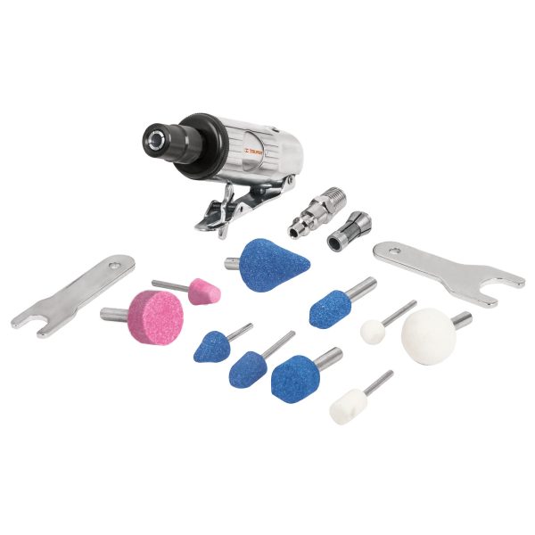 MOTO TOOL NEUMATICO 1/4" KIT TRUPER TPN-876K-2