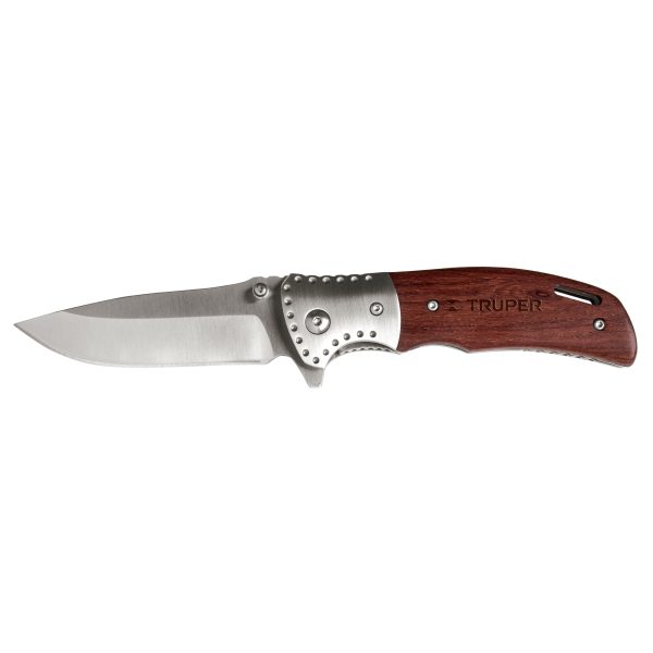 NAVAJA 4" ABATIBLE MANGO MADERA TRUPER