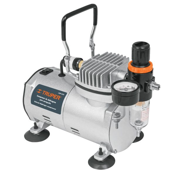 COMPRESOR PARA AEROGRAFO 110 V 60 HZ TRUPER