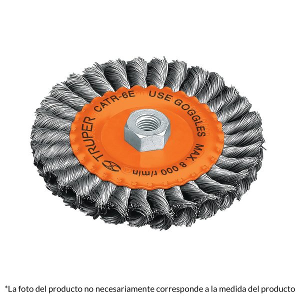 GRATA TRENZADA 4" ENTRADA 5/8" TRUPER