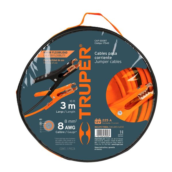 CABLE TRUPER PASA CORRIENTE 3   mts. CAL. 8 - Imagen 2