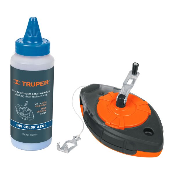 TIRALINEAS TRUPER CON REP. PLASTICO 30 MT TL-100