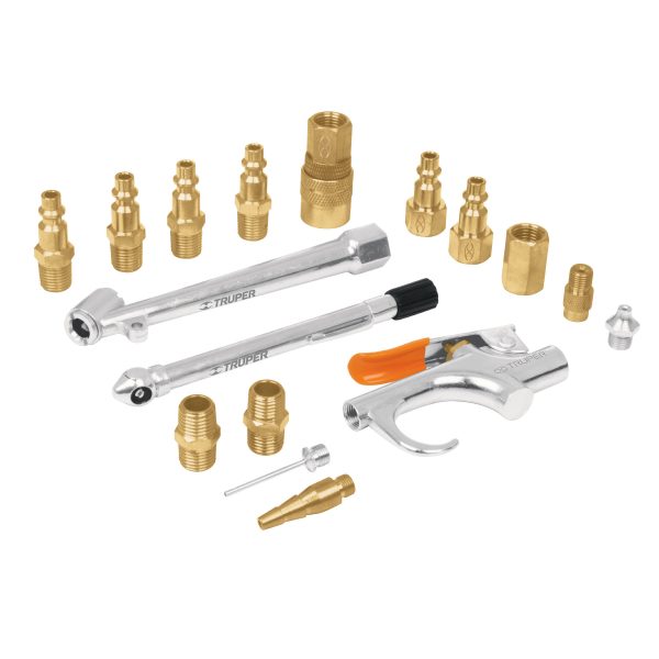 JGO ACCESORIOS P/AIRE 17 PZS 1/4 NPT