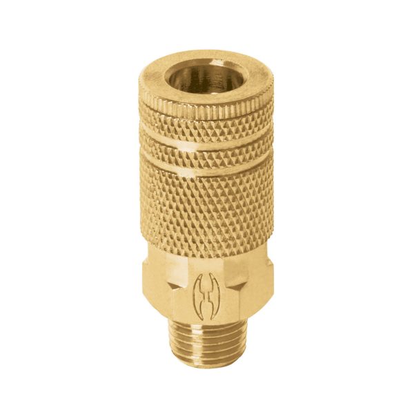 COPLE DE LATON CUERDA 1/4 NPT MACHO TRUPER