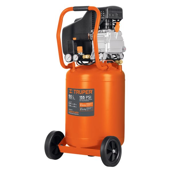 COMPRESOR INDUSTRIAL TANQUE VERTICAL 3.5 HP 50 LITROS TRUPER