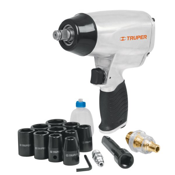 PISTOLA NEUMATICA DE IMPACTO LLAVE DE  1/2" KIT