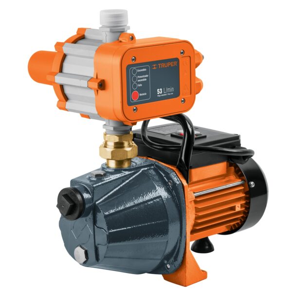 BOMBA DE AGUA CON PRESURIZADOR 1 HP TRUPER