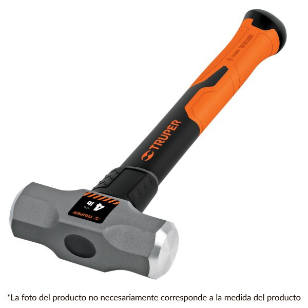 ALMADANA  3 LBS. M/FIBRA VIDRIO 14" TRUPER