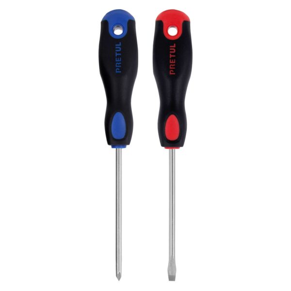 JGO 2 DESTORNILLADORES CONFORT GRIP 3/16X4" PRETUL