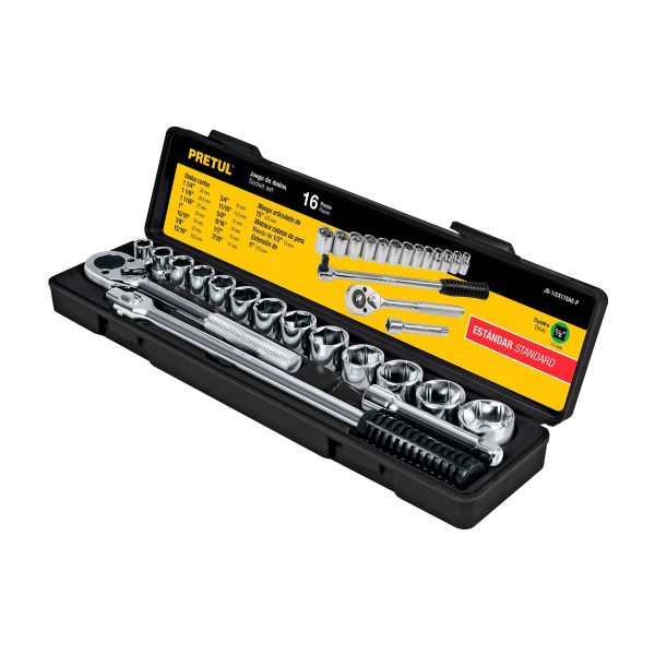 JGO COPAS    PRETUL 17 pzas pulgad. JD-1/2X17SAE-P