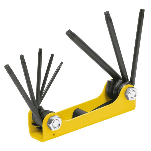 JUEGO 8 LLAVES TORX TIPO NAVAJA PRETUL