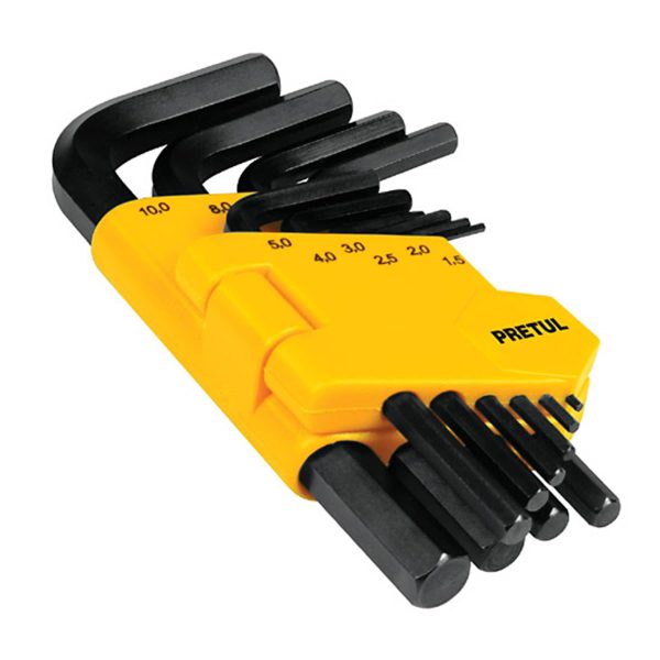 JGO 10 LLAVE ALLEN 1/16-3/8" NEGRAS