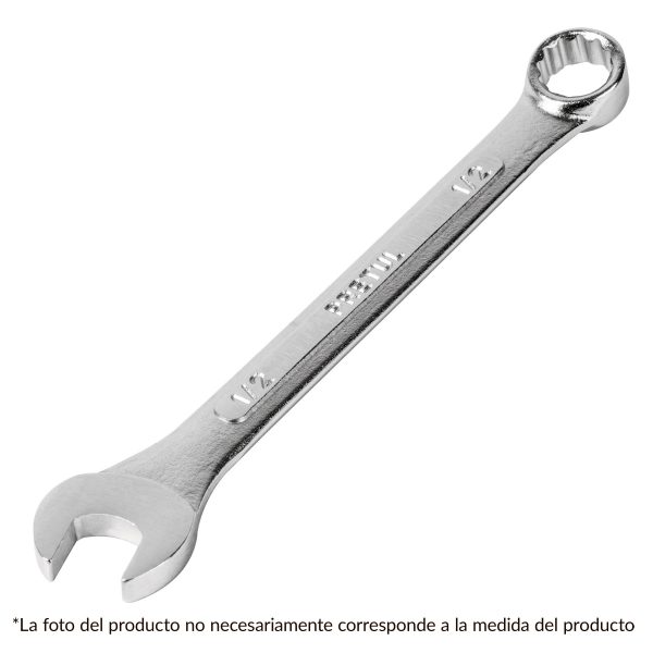 LLAVE COMBINADA PRETUL SATINADA PULGADAS