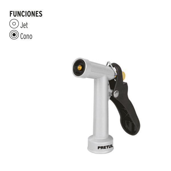PISTOLA METALICA PRETUL RIEGO  4"     PIM-4 - Imagen 2