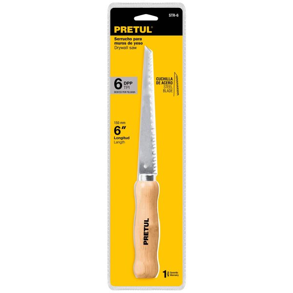 SERRUCHO PARA MUROS DE YESO 6" PRETUL STR-6 - Imagen 2