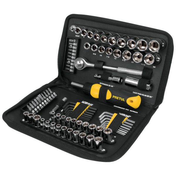 JGO HERRAMIENTAS PRETUL   85 Pzas        SET-85