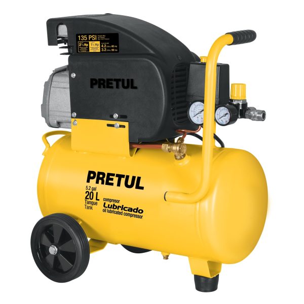 COMPRESOR 20 LTS 2.5 HP PRETUL COMP-20LP
