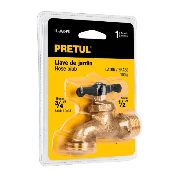 LLAVE DE 1/2" LATON 100 GR  PRETUL.