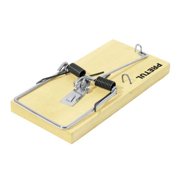 TRAMPA DE MADERA P/RATON 7"  PRETUL
