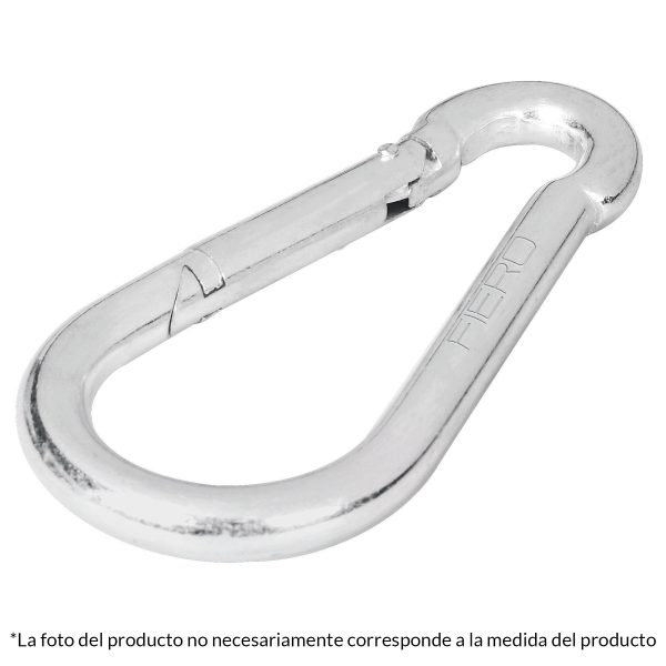 BANDOLA MOSQUETÓN, DE ACERO  FIERO