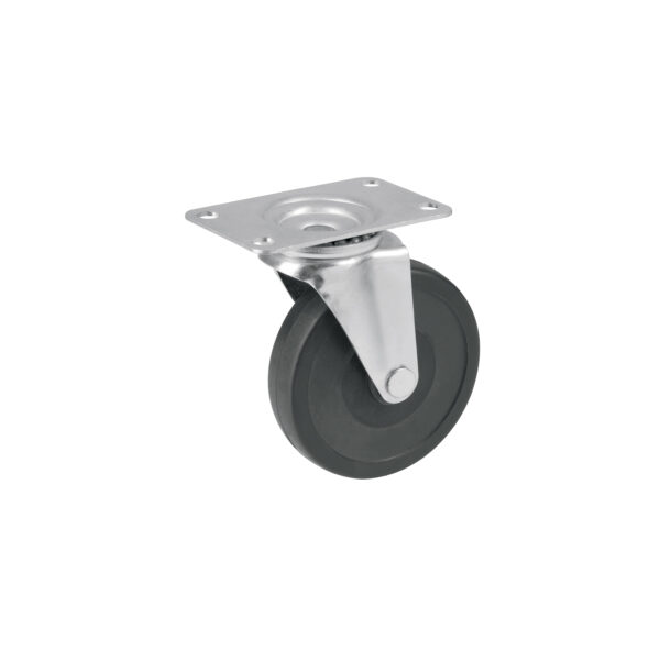 RODAJA DE PVC CON BALERO, 4", PISADA 20 MM