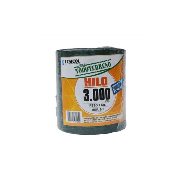 HILO POLIPROP 3 - 1  X 3000 mts BOBINA TODOTERRENO