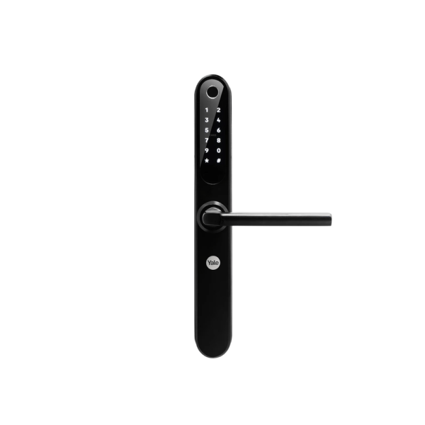 4953 KIT DE YALE CONNECT HUB + CERRADURA DIGITAL DE EMBUTIR YSD100 60 MM NEGRA