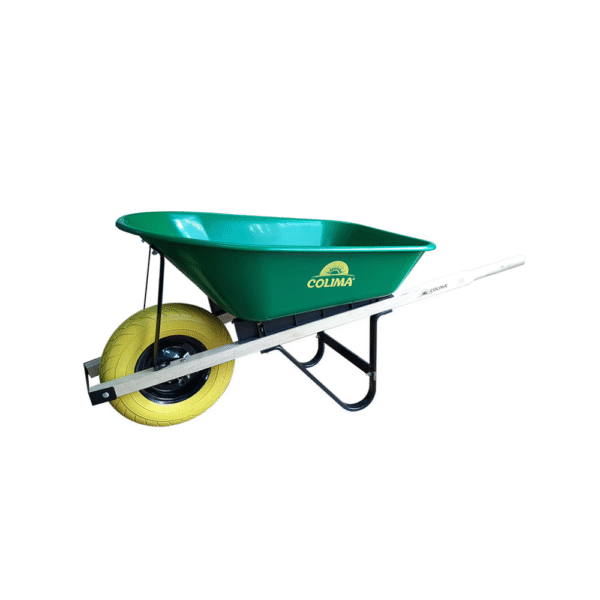 63917405 COCHE - CARRETILLA ECONO COLIMA VERDE METAL 5.5  PIE LLANT - ANTIP