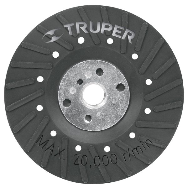 RESPALDO DISCO DE LIJA 4-1/2" ROSCA STANDARD 5/8 TRUPER