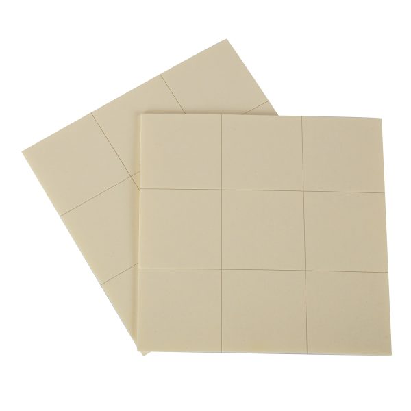 CUADRADOS DE MONTAJE DOBLE CARA X 18 PIEZAS TRUPER CDC-18C