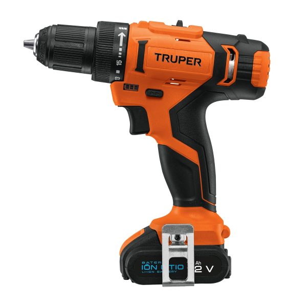 TALADRO INALAM. 3/8 PROF. 12V  ION LITIO TRUPER TALI-12A2
