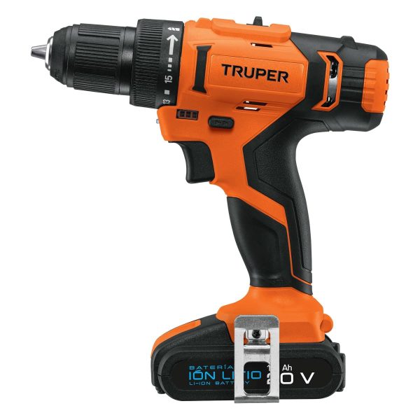 TALADRO INALAM. 1/2 PROF. 20V  ION LITIO TRUPER TALI-18A2