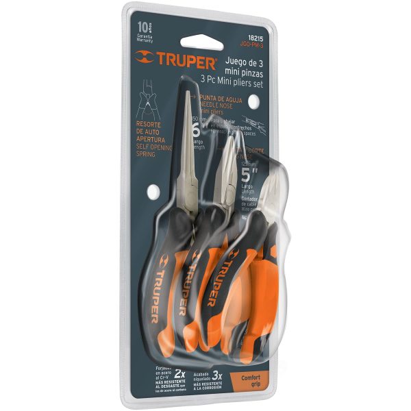 JGO.  DE 3 MINIPINZAS MANGO BICOLOR CRV   JGO-PM-3
