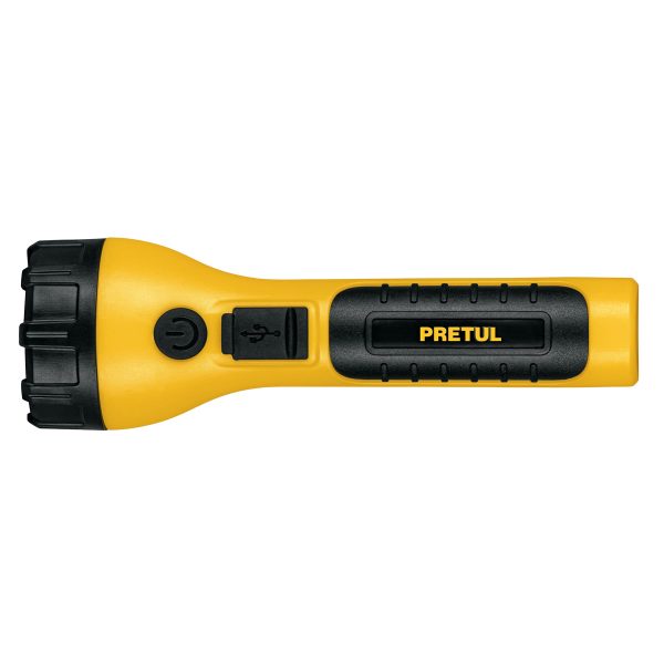 LINTERNA RECARGABLE 1 LED 120 LUMENES PRETUL LIRE-120P