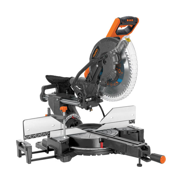 SIERRA DE INGLETE 12" TELESCOPICA-LASER  2 3/4 HP 2000W TRUPER SINCO-12