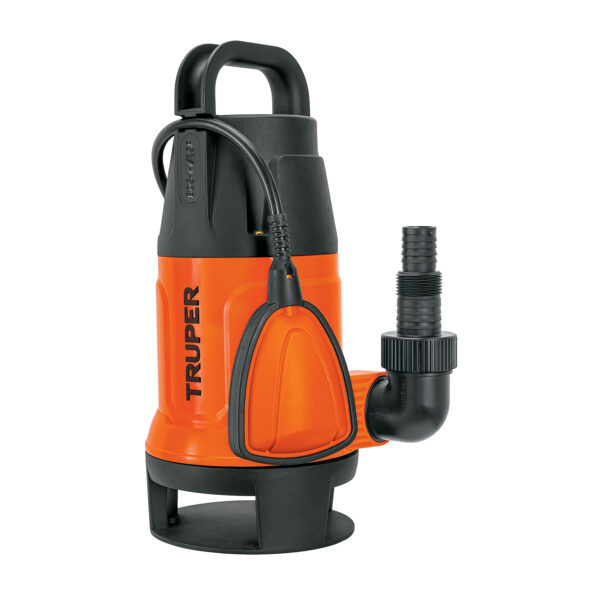 BOMBA SUMERGIBLE AGUA SUCIA PLASTICA 1 1/2 HP TRUPER BOS-1SP