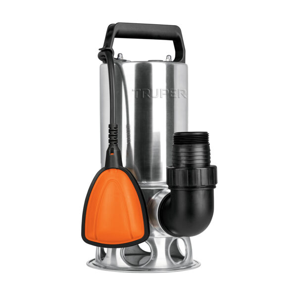 BOMBA SUMERGIBLE AGUA SUCIA ACERO TRUPER  1 HP BOS-1SM