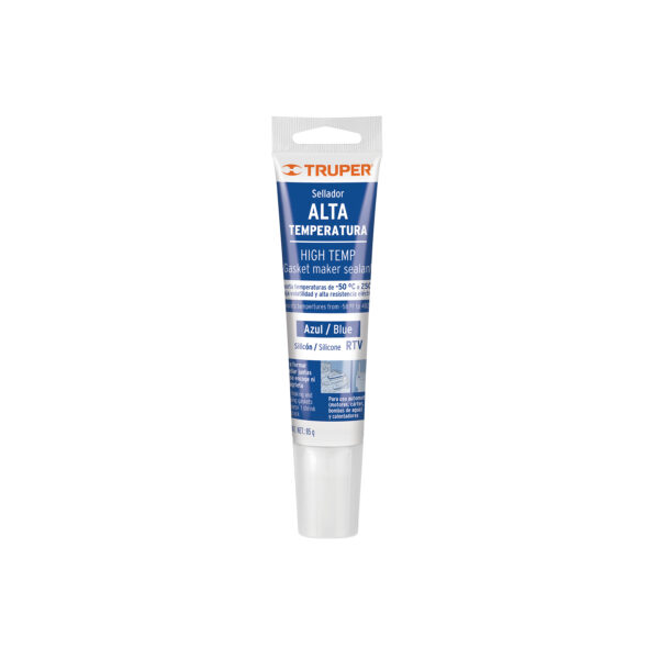SILICONA ALTA TEMPERATURA AZUL 85 GRS TRUPER   ALTE-A