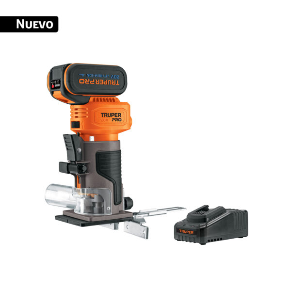 RUTEADORA INALAMBRICA 20V COMPACTA TRUPER ROUI-20A