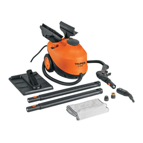 LIMPIADOR A VAPOR 1800W TANQUE DE 1 LT TRUPER LV-1800